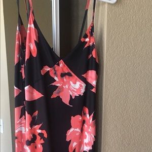 Floral print maxi dress